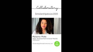 Scholarshipalooza 2020 - Collaboratory Chats