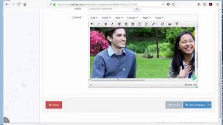 How to add an image using the text editor screenshot 4