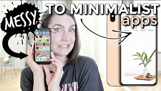 📱How to declutter and organize iPhone apps (for a REAL minimalist phone!) | DIGITAL MINIMALISM screenshot 2