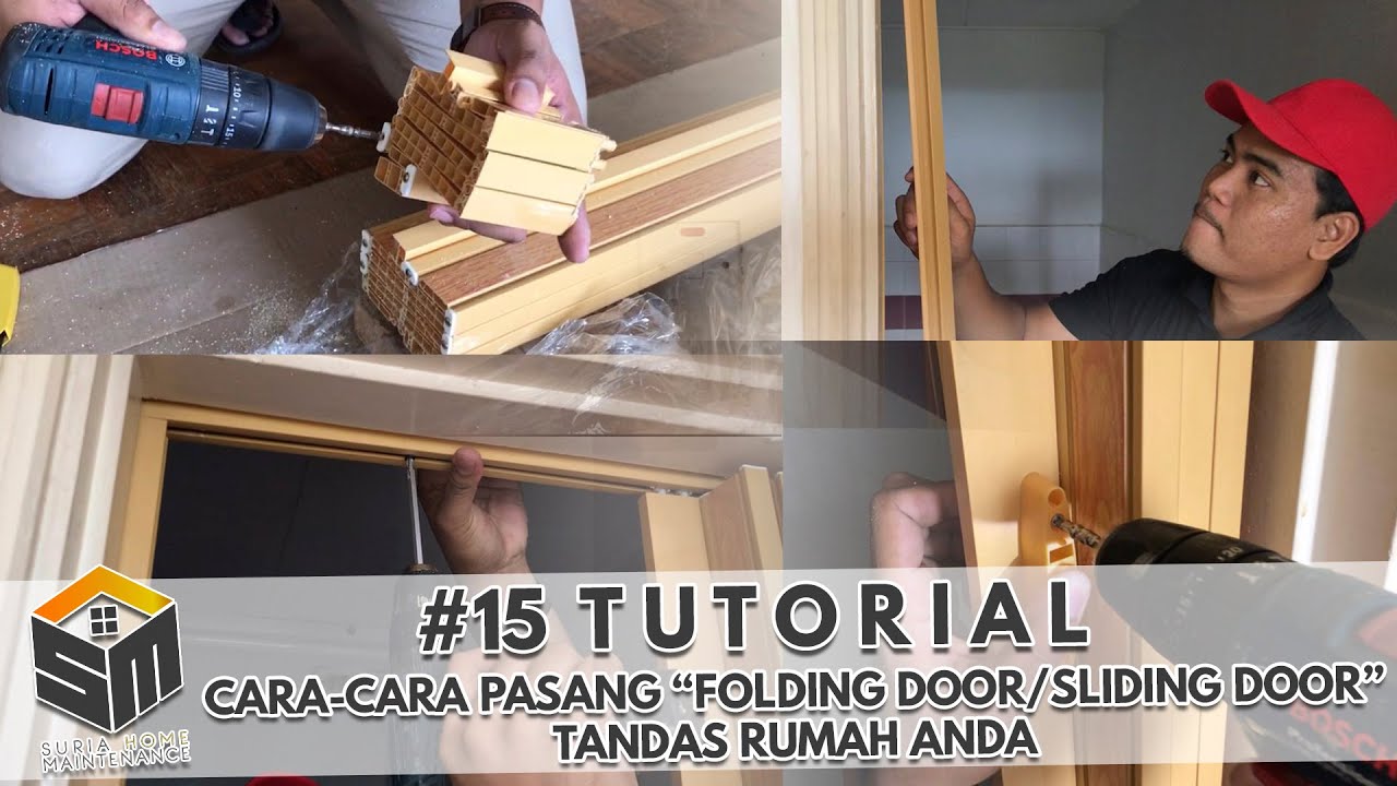 Tutorial: Cara-cara Pasang “Folding Door / Sliding Door” Tandas Rumah Anda | #15