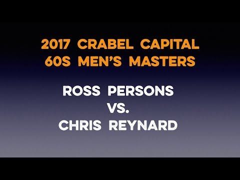 Tennis Singles 2017 Crabel 60s Masters Ross Persons Vs Chris Reynard