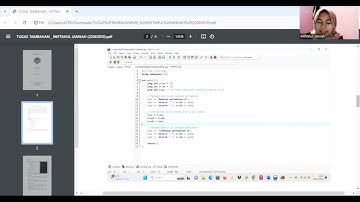 UAS( UJIAN AKHIR SEMESTER) || PENGANTAR CODING||MIFTAHUL JANNAH_22063010||
