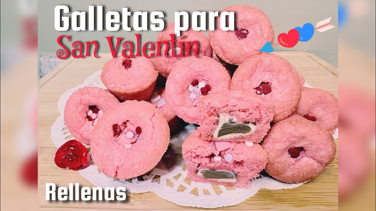 Galletas Rellenas para San Valentín 💖 | Suaves, Rosadas y Súper Fáciles