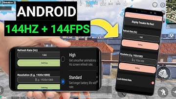 Ontgrendel 120 fps Android + 144 Hz 144 FPS zonder root 100% werkend | Max FPS, vertraging opgelo...