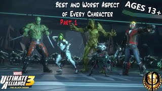 Best and Worst Aspect of Every Character in Ultimate Alliance 3 (Part 1)