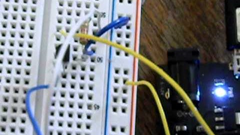 Two blinking leds on 1 Netduino pin