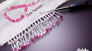 667- Kesme Boncuk Oyası Yapılışı