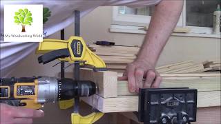 Making a wooden garden planter