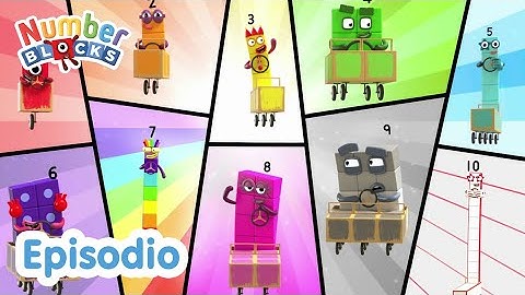 Numberblocks en Español | Episodios completos | LA CARRERA DE LOS NÚMEROS
