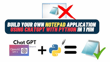 Build a Own Notepad Application in Just 1 min with Python and OpenAI ChatGPT
