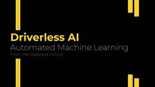 Meet H2O Driverless AI