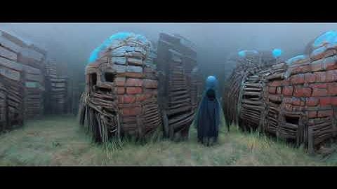 meii - NLHV Ambient Live Jam (VQGAN+CLIP music video)