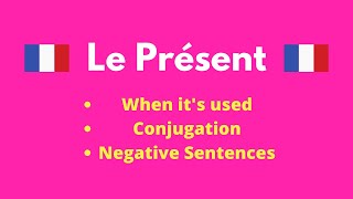 Le Présent de l'indicatif by French Learning Hub 31,894 views 3 years ago 4 minutes, 41 seconds