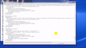 [NX Tempate Setting] Drawing Template