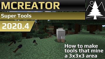 MCreator: How to make Super Tools | 2020.4
