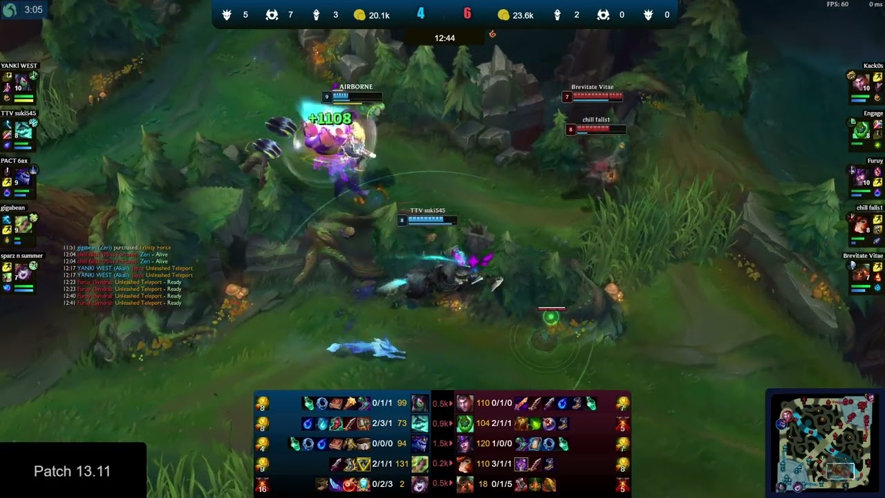 🔹suki545🔹[WBD] Spa -VS- 🔸[AKR] Bibou🔸Engage - LoL Ranked Replay