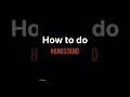Handstand 💪🏻. Do handstand by following these steps.