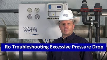 RO Troubleshooting - Pressure Drop On RO System