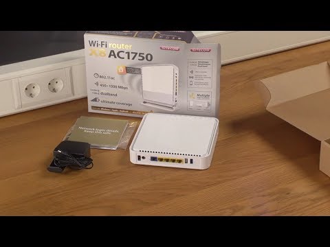 Unboxing e installazione di Sitecom WLR-8100 Wi-Fi Router X8 AC1750 - ITALIANO