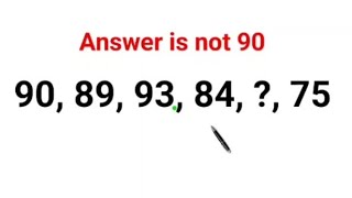 90, 89, 93, 84,  , 75 Answer is not 90.  99% failed this Ukraine series test! Can you #ukraine