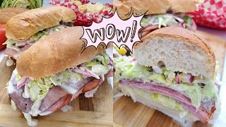 How to Make TikTok Viral Grinder Salad Sandwich