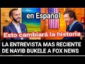 La entrevista mas viral de Nayib Bukele y Tucker Carlson en español