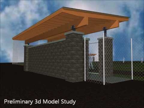 baseball dugouts for the city of star idaho designed by tad jones architect baseball dugout design
