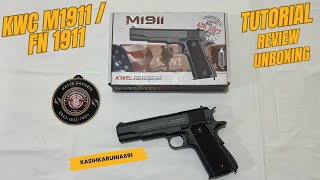 AIRSOFTGUN / AIRGUN INDONESIA ASMR TUTORIAL REVIEW UNBOXING TEST TEMBAK KWC M1911 / FN 1911