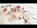 Eng sub 나홀로 프랑스자수 no. 46 피오니 액자 만들기(Peony) Flower embroiery(작약), 입체자수, 루프드 블랭킷 스티치