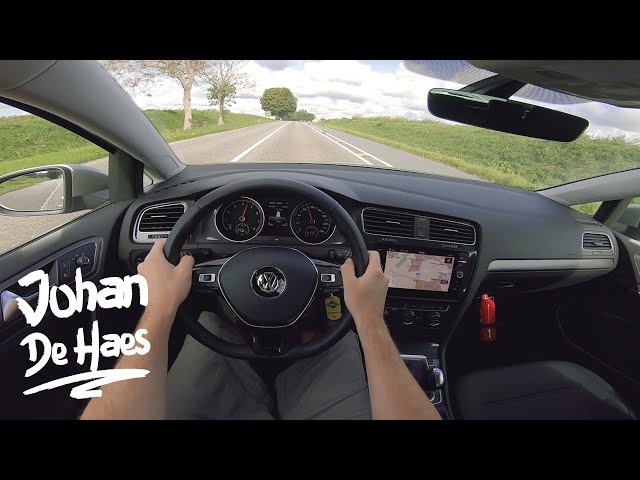VW Golf Variant 1.4 TGI CNG 110 hp POV test drive - YouTube