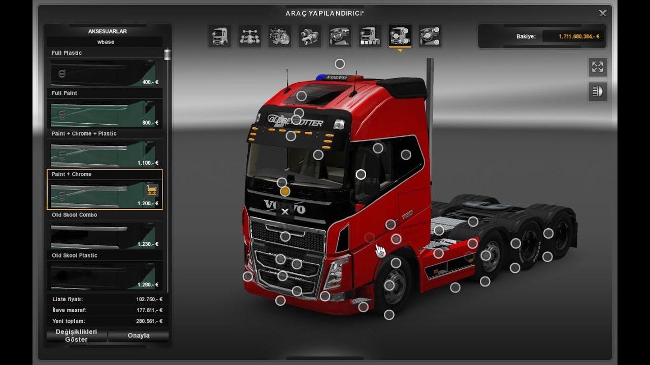 Интерфейс меню в етс. Euro Truck Simulator 2 купить ключ. Ets2 примеры тюнинга от пользователей.