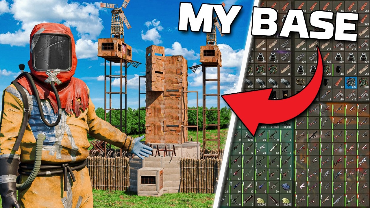 This INSANE TOWER Base Made Me RICH in Rust... - YouTube