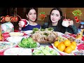 КТО СЪЕСТ БОЛЬШЕ ХИНКАЛЕЙ? ПРЕДНОВОГОДНИЙ MUKBANG С AYKA EMILLY 2