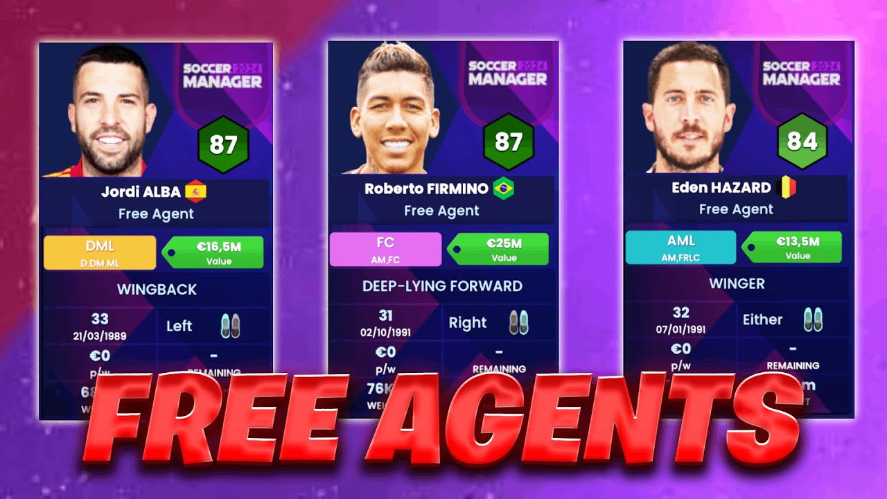 Football Manager 2024 free agents: best players you can hire