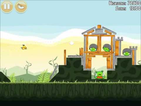 Official Angry Birds Walkthrough Poached Eggs 2-21