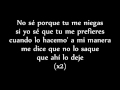 Baby Rasta y Gringo Me Niegas Letra Original