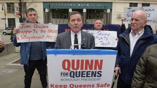 Jim Quinn Stuyvesant High School Press Conference