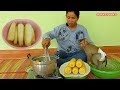 Monkey Family!! Mom Cooking Boiled Corn For Baby Monkey Kako