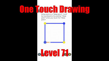 One Touch Drawing Level Stage Niveau Nivel Yровень 71. Solution