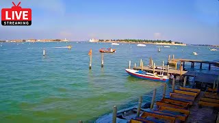 🔴 Venice Italy Live Cam - Laguna Est Venice - Stream from Cantieri Biasin