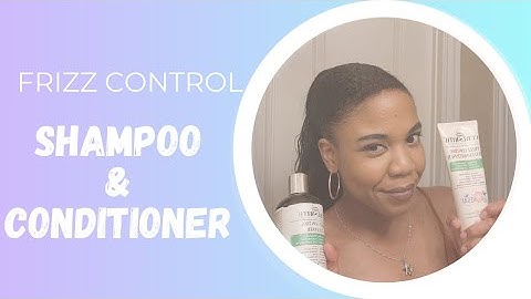 CurlSmith new frizz control shampoo and conditioner.