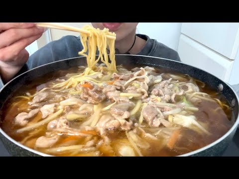 【ASMR、咀嚼音】Starchy Sauce Ramen！あんかけラーメン！