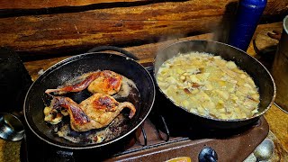 картинка: С Батей на Кордон. 10 Дней в Лесу. Охота и Рыбалка Осень 2025г. Часть1.