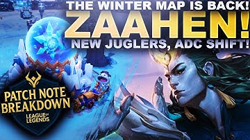 THE WINTER MAP IS BACK! ZAAHEN! NEW JUNGLERS, ADC CHANGES! | Patch 25.23 Breakdown