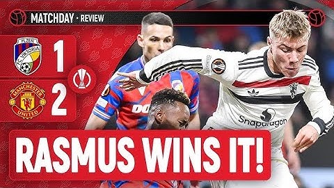 Manchester United vs Viktoria Plzen 2 1    All Goals   Highlights    UEFA Europa League 2024 25720P