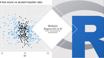 Multiple Linear Regression Using R : Chapter4-7 Stock and Watson