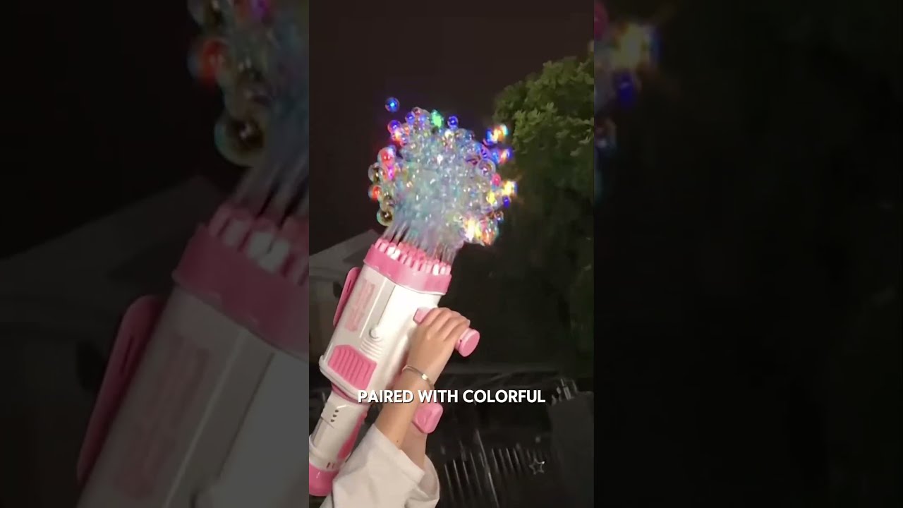 Automatic Flashing Rocket Launcher Bubble Gun Product Link In Bio 1680 MaviGadgets