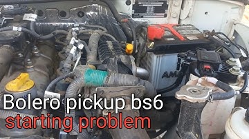 Bolero pickup bs6 starting problem diagnosis code P0088 P0087