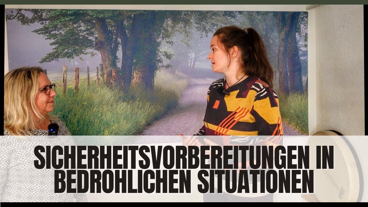 Sicherheitsvorbereitungen in bedrohlichen Situationen