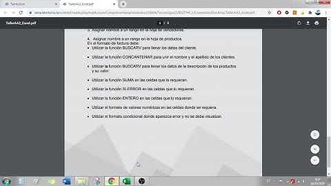 VIDEO TUTORIAL "MANEJANDO LA HERRAMIENTA EXCEL 2016" TALLER 2